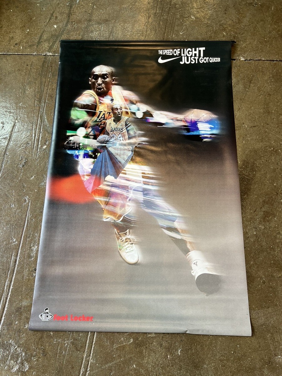 Vintage Kobe Bryant Nike Foot Locker The Speed Of Light Vinyl
