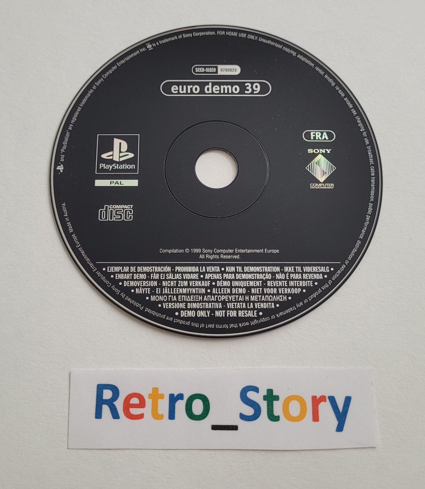 Sony Playstation PS1 - Euro Demo 39 (Fighting Force 2, Pac Man World) - PAL