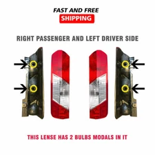 Rear Tail Light Lens Ford Transit 250 350 Left Right Pair Set 2016 2022 New