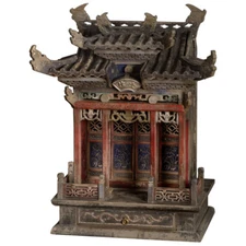 US SELLER - Vintage Chinese Pagoda Altar House