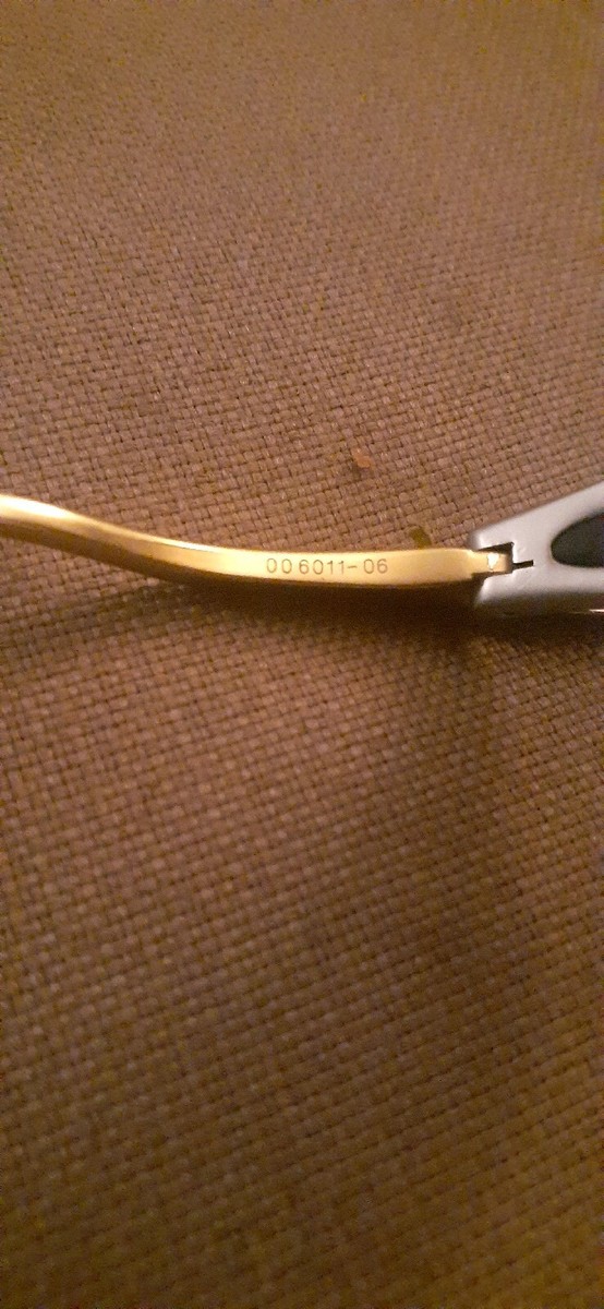 VINTAGE BEAUTIFUL RARE OAKLEY XX Double 24K / 24GOLD Iridium