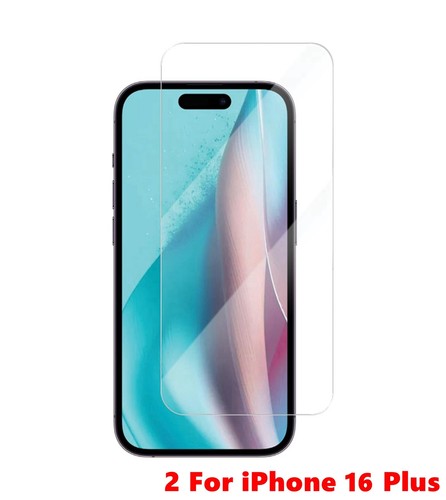 2xTempered Glass Screen Protector For iPhone 16 15 14 13 12 11 XR Pro Max Plus - Picture 14 of 40