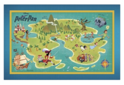 D23 Expo 2024 MOG Exclusive Disney Maps Peter Pan Pin Box Set LE 400 IN HAND