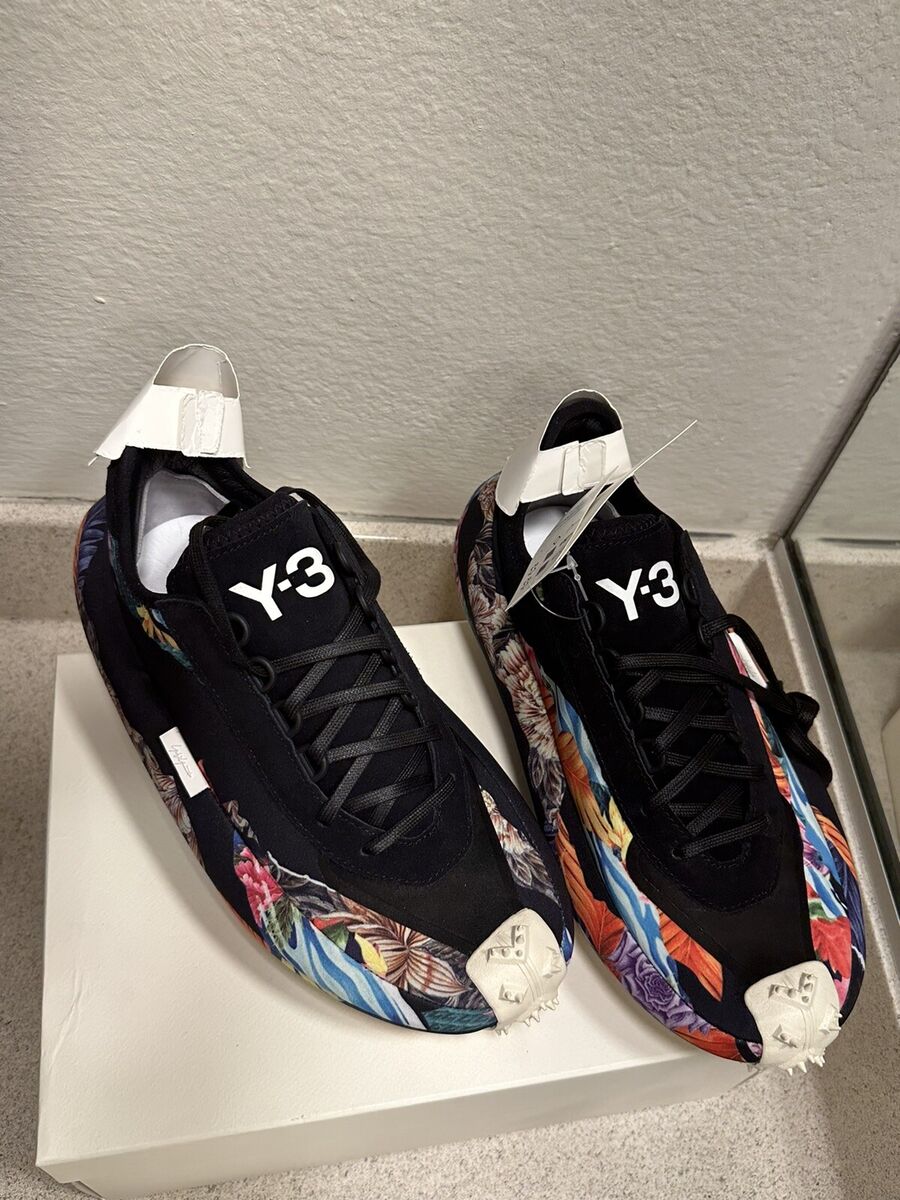ADIDAS Y-3 YAMAMOTO MAKURA BLACK FLORAL GX1086 NIB. RETAIL ADIDAS Y-3 YAMAMOTO MAKURA BLACK FLORAL GX1086 NIB. RETAIL