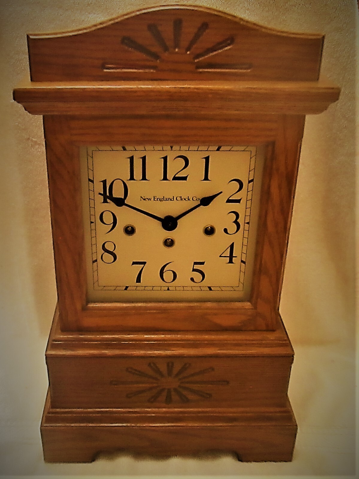 Rare New England Clock Co. Mantel Clock Westminster Chimes eBay