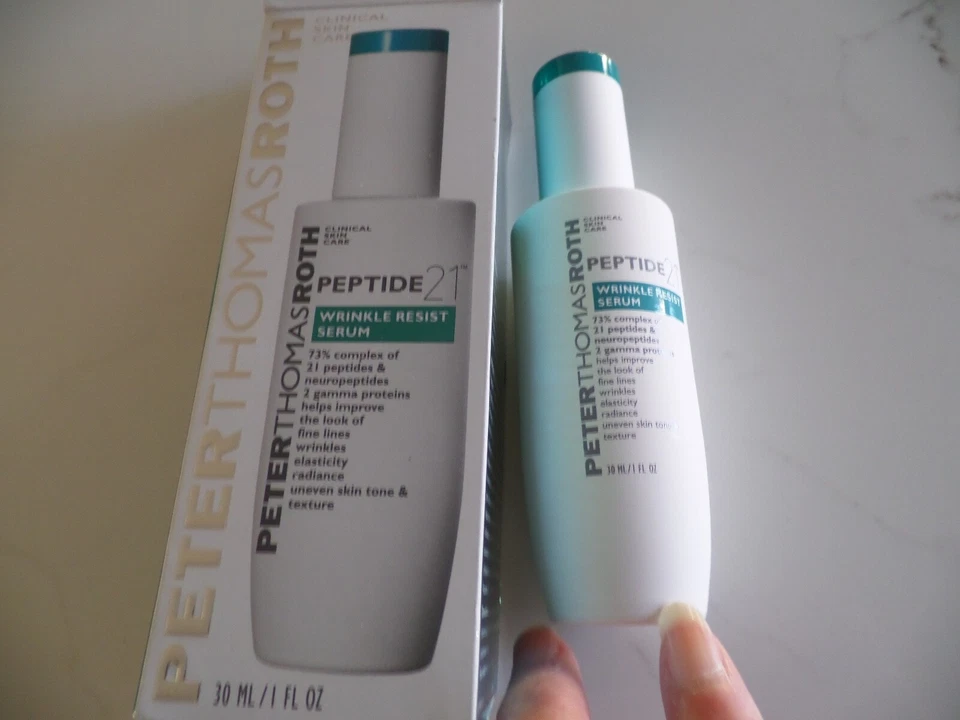 NIB Latest PETER THOMAS ROTH Peptide 21 wrinkle resist serum 1 oz, made USA - Image 2 of 4