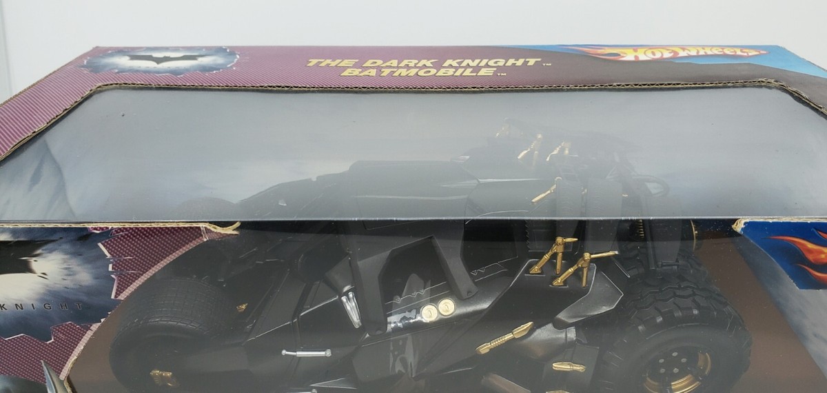 2008 Mattel Hot Wheels Batman The Dark Knight Batmobile 1:18 Scale