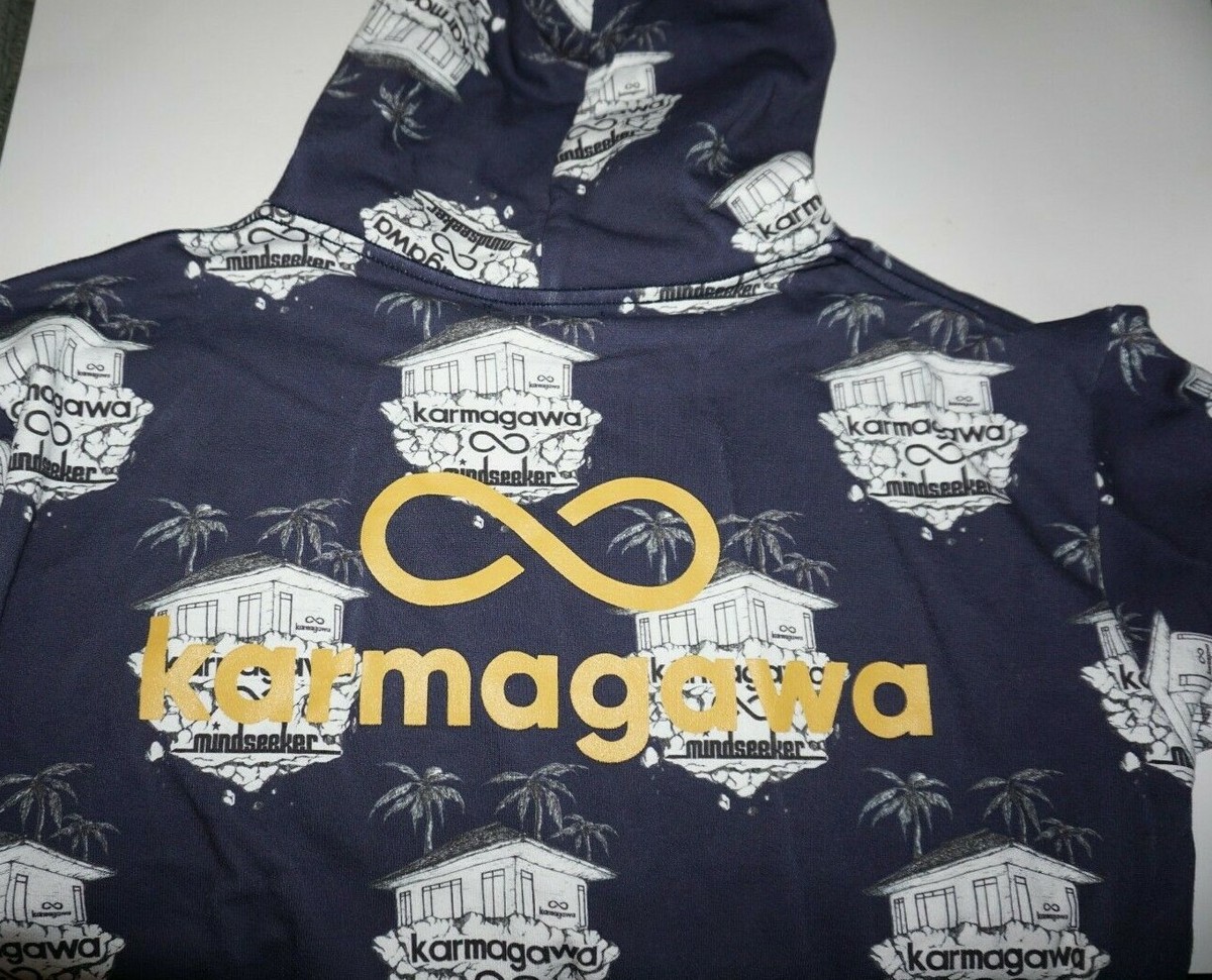 Mindseeker x Karmagawa Island Print Urban Streetwear Sweatshirt 