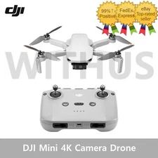 DJI Mini 4K Camera Drone (1 Battery) DJI RC-N1C Remote Controller - Tracking=