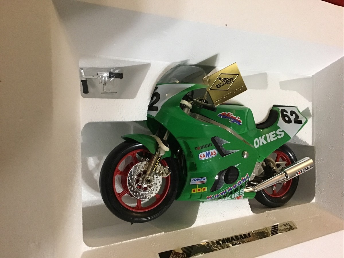 RARE Guiloy KAWASAKI NINJA #62 Okies Racing 1/10 Scale Motorcycle