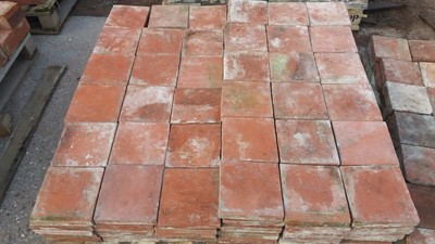 Genuine Reclaimed Red Quarry Tiles 7 X7 Rustic Kitchen