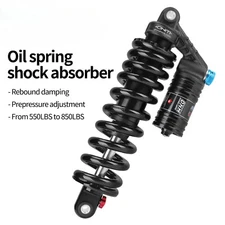 Mountain Bike Shock Absorber 265mm 550 850LBS For AM/FR/DH Rear Shock Absorber