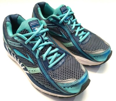 Brooks Dyad 7 Womens Size 7B Dark Denim/Angel Blue Trail Training Running Shoes