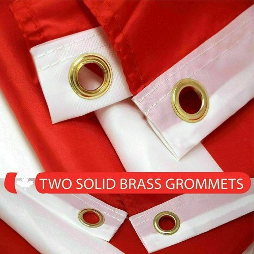 CANADA + CANADA 1957 3ft x 5ft BANNER/FLAG 2 PK HIGH QUALITY 100% POLYESTER - Picture 4 of 6