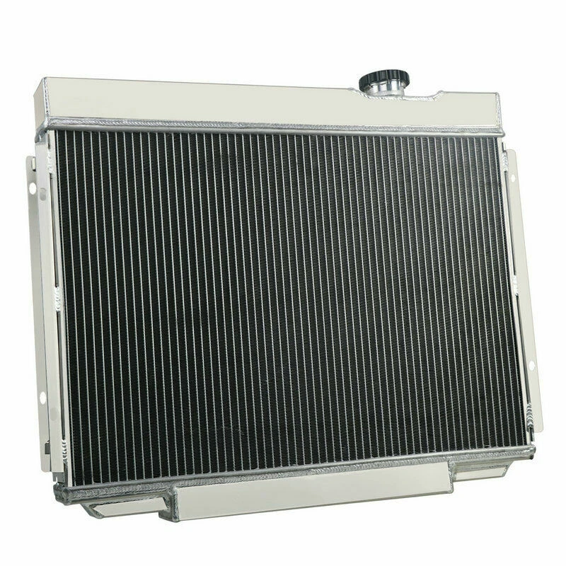 4-Row Aluminum Radiator For 1964 1965 1966 Ford Galaxie 500 4.3L 4.7L V8 Foto 2 de 4
