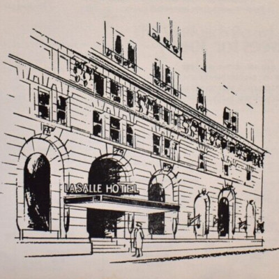 1976 The La Salle Hotel Restaurant Menu Coffee Room Luncheon Chicago Illinois