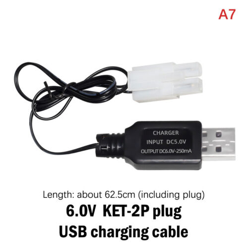 3.6V 4.8V 6V 7.2V NiMH Battery USB Charger For Remote Controlled Toys VehicEH - Zdjęcie 8 z 22