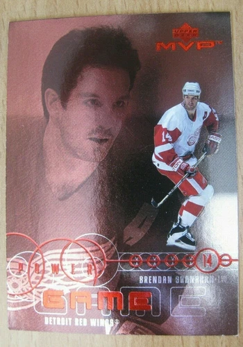 1998-99 Upper Deck MVP Power Game #1 Brendan Shanahan Detroit Red Wings