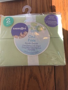 percale crib sheet