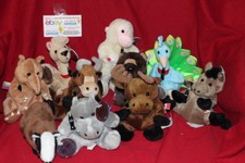 LOT OF 10 MIXED COUNTRIES COKE COLA BEANBAG PLUSH.ABOUT 6" EA.MWNMT.NICE GIFT