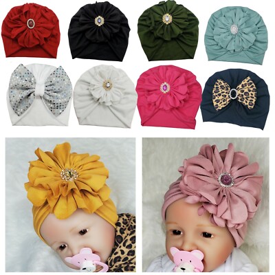 Baby Turban Hat, Hand made Turban for Girls, 4 sizes available.