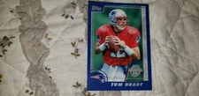 2000 TOM BRADY TOPPS WHAT IF 2005 ROOKIE CARD +FREE TOM BRADY ART COLLEGE PROMO