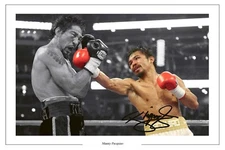 MANNY PACQUIAO BOXING SIGNED AUTOGRAPH PHOTO PRINT