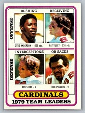 1980 Topps #359 Ottis Anderson / Pat Tilley / Ken Stone / Bob Pollard