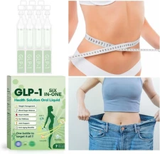 GLP-1 SIX-in-ONE Health Solution Oral Liquid, Advanced Body Care Liquids Drop US