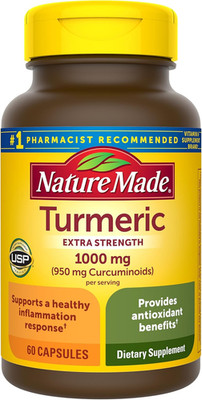 Nature Made Extra Strength Turmeric Curcumin Black Pepper Joint 60 Vegetarian Ca