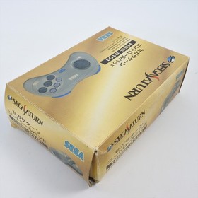 Sega Saturn GREY Official Controller Pad HSS-0101 Boxed Control Pad Tested 1266