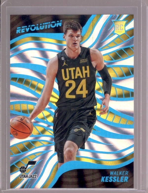 WALKER KESSLER 2022-23 Panini Revolution #137 Sunburst Rookie RC #75/75