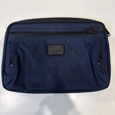 Tumi Alpha Bravo Ballistic Medium Laptop Sleeve Cover Portable Navy Protective