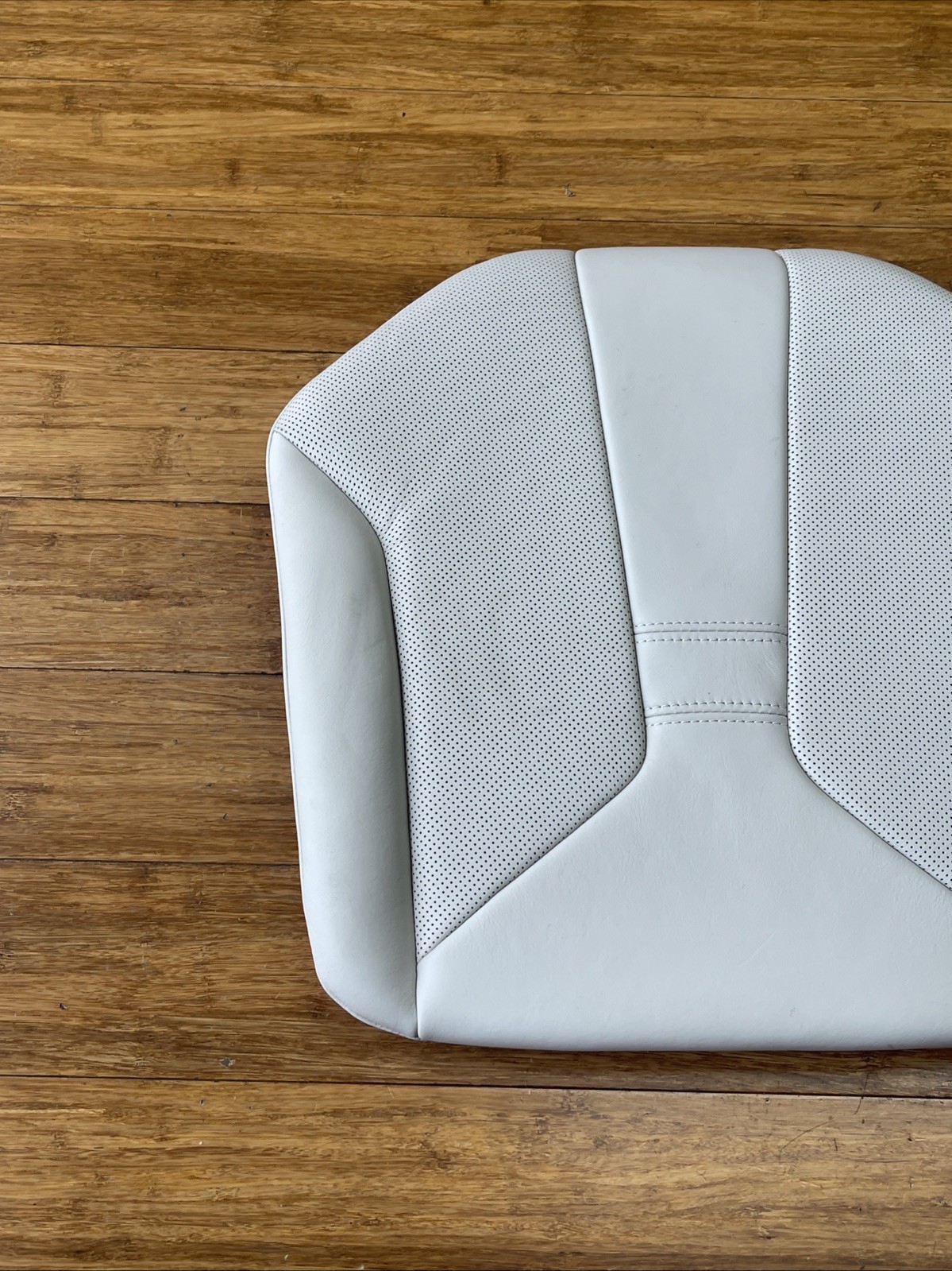 2015-2020 BMW i8 I12 Cushion Backrest White Leather Rear Left Or Right Upper OEM