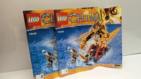 LEGO LEGENDS OF CHIMA: Laval's Fire Lion 70144 Mostly Sealed 1 Bag Open Complete
