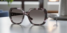 VOGUE VO5612SB 31788G Purple Havana Gradient Dark Grey 55 mm Women's Sunglasses