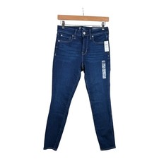 New Gap Denim Women's Universal Legging Mid Rise Super Skinny Leg Size 4 / 27R