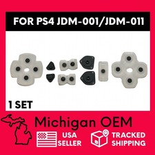Replacement Conductive Silicone Rubber Pads for PS4 Controller JDM-001 to 011