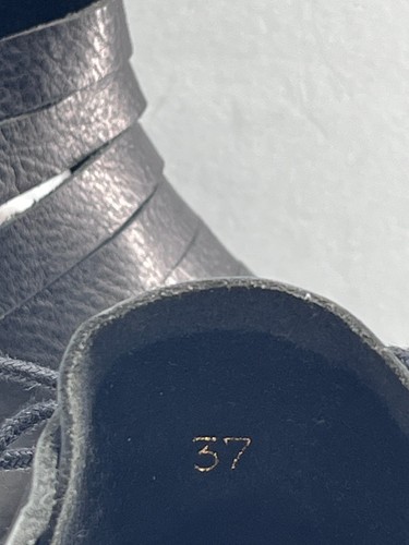Scarpe donna Trippen misura 37 6,5 stivaletti neri alla caviglia "recinzione" - Foto 9 di 9