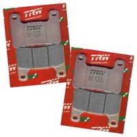 2X TRW Sinter R&T BremsbeläGe Vorne Kawasaki ZX10R Ninja [ZXT00 E/J] 08-15