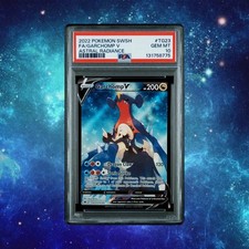 Pokemon Sword & Shield Astral Radiance TG23 Full Art Garchomp V PSA 10 GEM-MINT