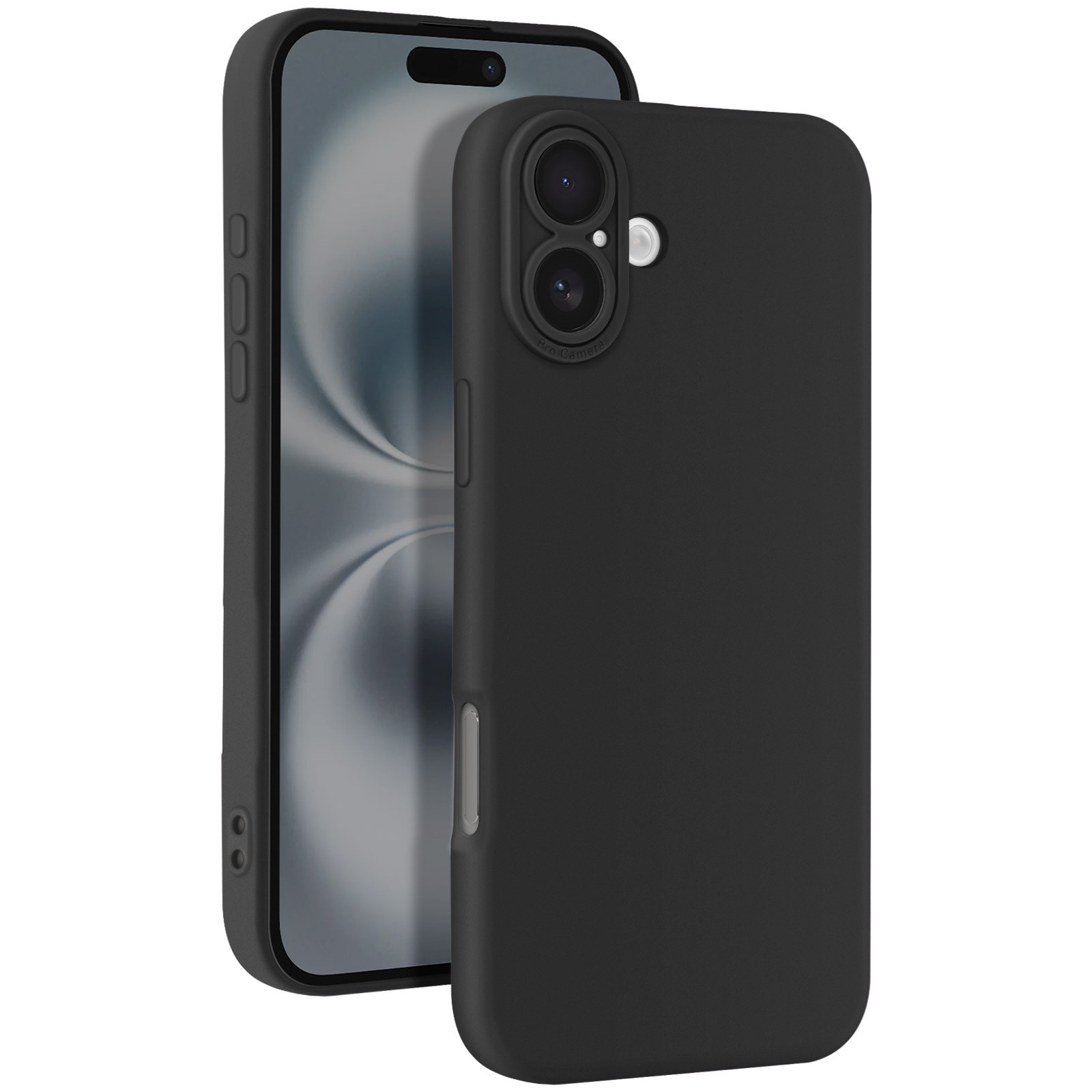 Coque silicone iPhone 16 Plus bloc caméra protégé et revêtement lisse