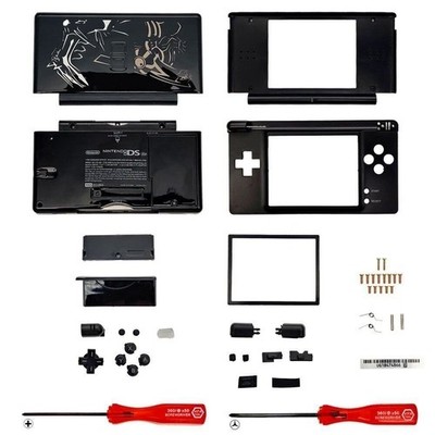 Replacement Housing for Nintendo DS Lite Glass Lens Shell Black