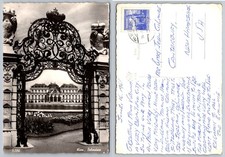 Palacio Belvedere Viena Austria 1961 Foto Real Postal Puerta de Hierro Forjado