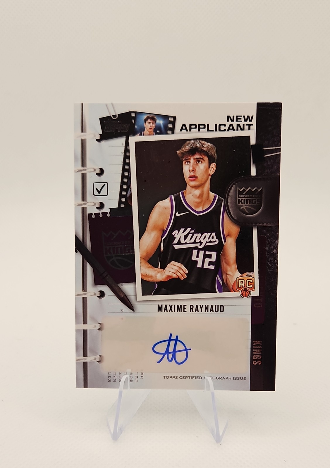 2025-26 Topps - New Applicants Autographs Maxime Raynaud #NA-MR (AU, RC)