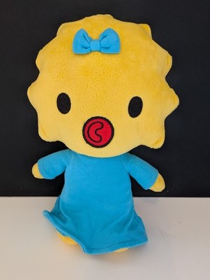 Grande Peluche Maggie Simpson 50 Cm – Jaune Classique Avec Tétine Rouge, Doudou Parfait Pour Enfants Et Collectionneurs