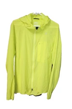 VELOCIO Mens XL Ultralight Hooded Jacket MHJ0600 Citron Yellow full zip
