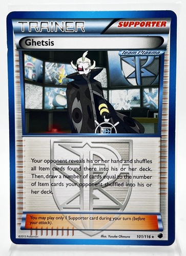 Ghetsis 101/116 Pokémon Card 2013 Plasma Freeze LP