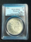 1921 MORGAN DOLLAR PCGS MS 63 137