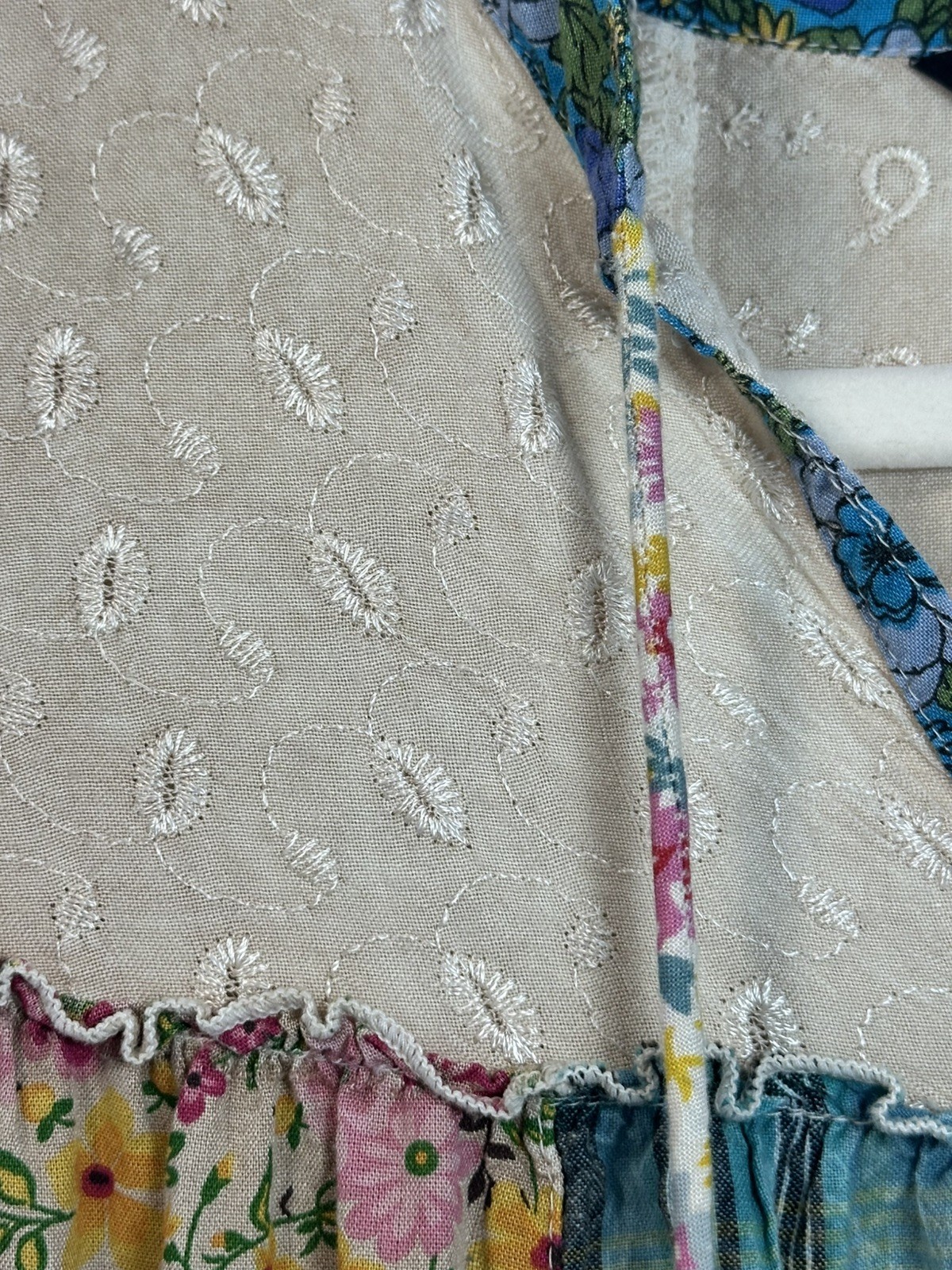 Young Threads s-small patchwork shirt Boho-Chic m… - image 8